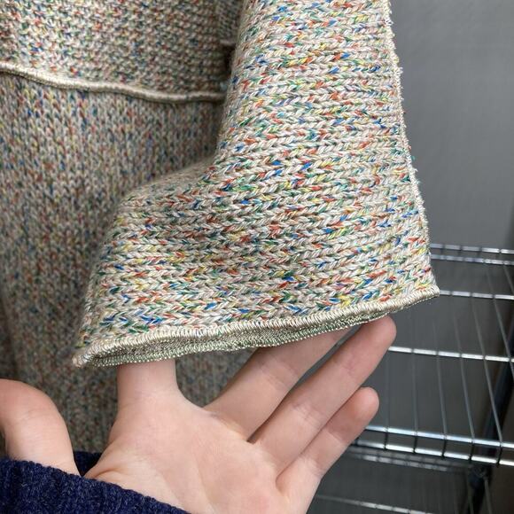 Vintage Mrs. H. Winter Beige Silk Knit Sweater Dress Size S Timeless‎ Chic Retro - Picture 7 of 9